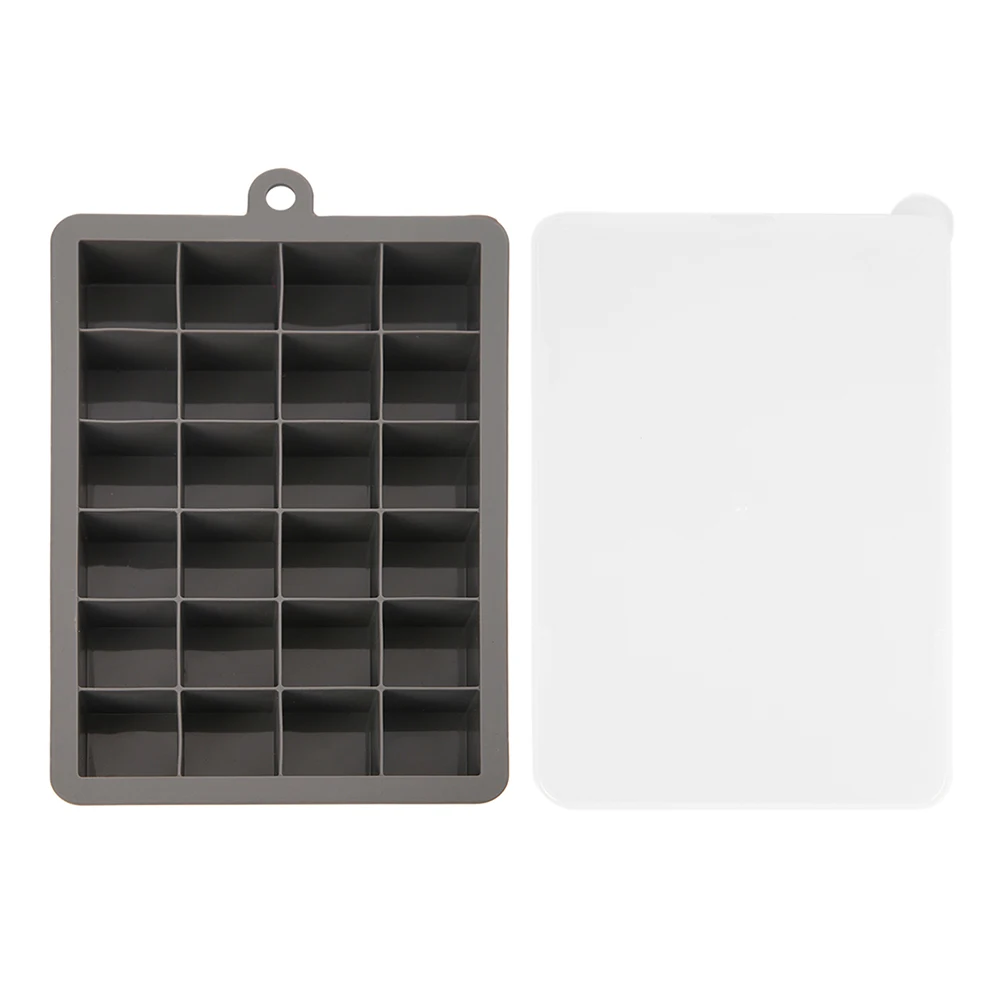 Силиконовая форма для кубиков льда 24 формы мороженого шоколада DIY поднос
