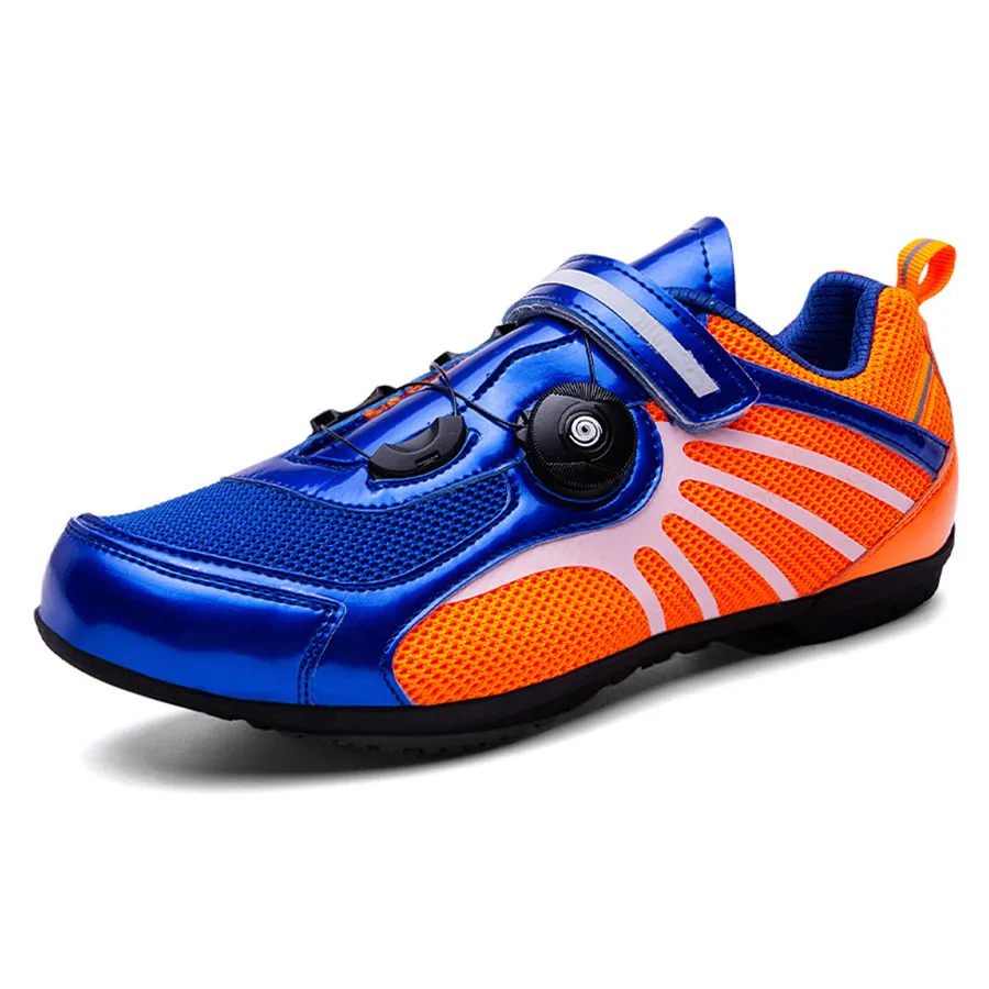 Self-locking Lace Cycling Shoes Road And Mountian MTB Lockless Leisure Bike Sneakers Breathable Bicycle Biking Shoes