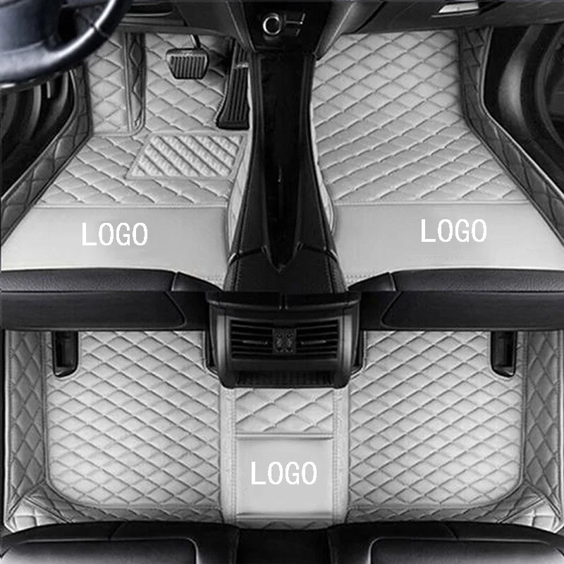 

Custom Leather logo Car Floor Mats for Volvo All Models s60 s80 c30 xc60 xc90 v90 v60 XC-Classi s90 s40 v40 auto Accessories