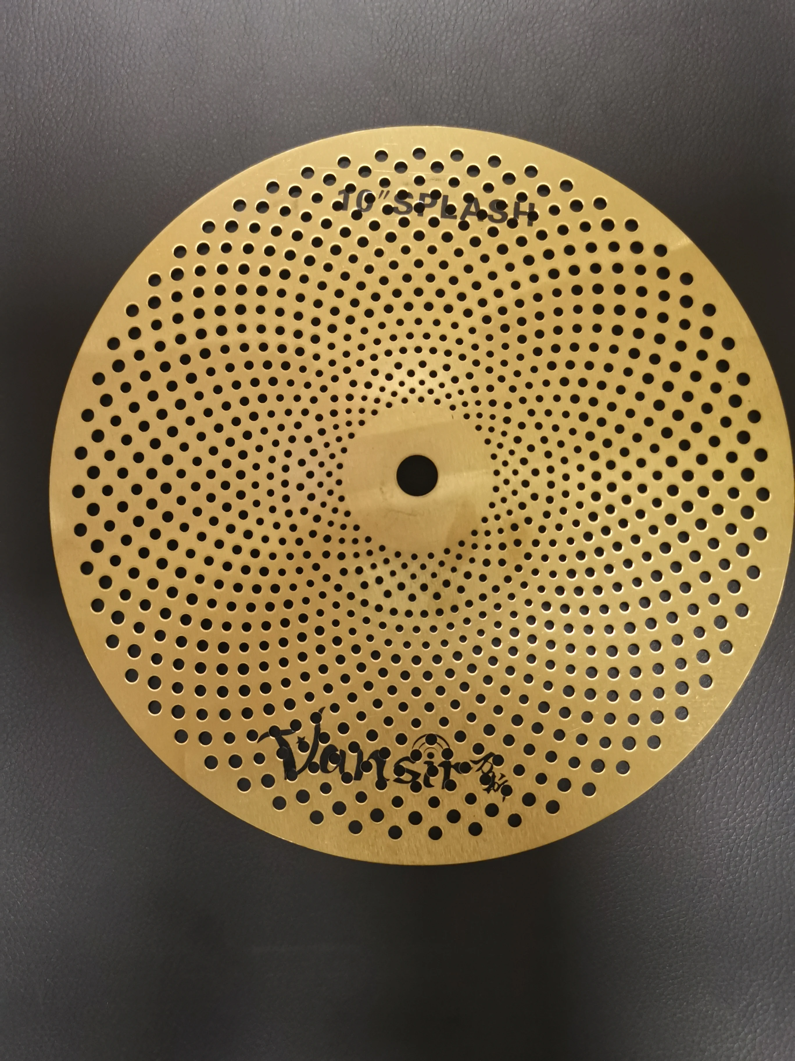 Vansir Gold Mute Cymbal 10'' Splash For Sale