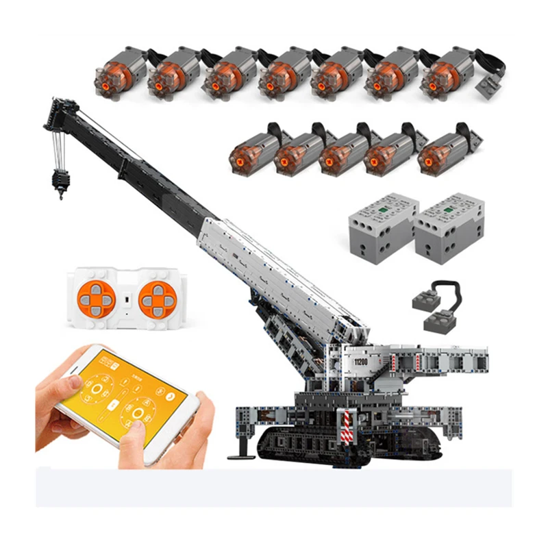 MouldKing 17002 Technic Engineering Car Toy The MOC 20920 либхеррс LTM 11200 модель экскаватора строительные