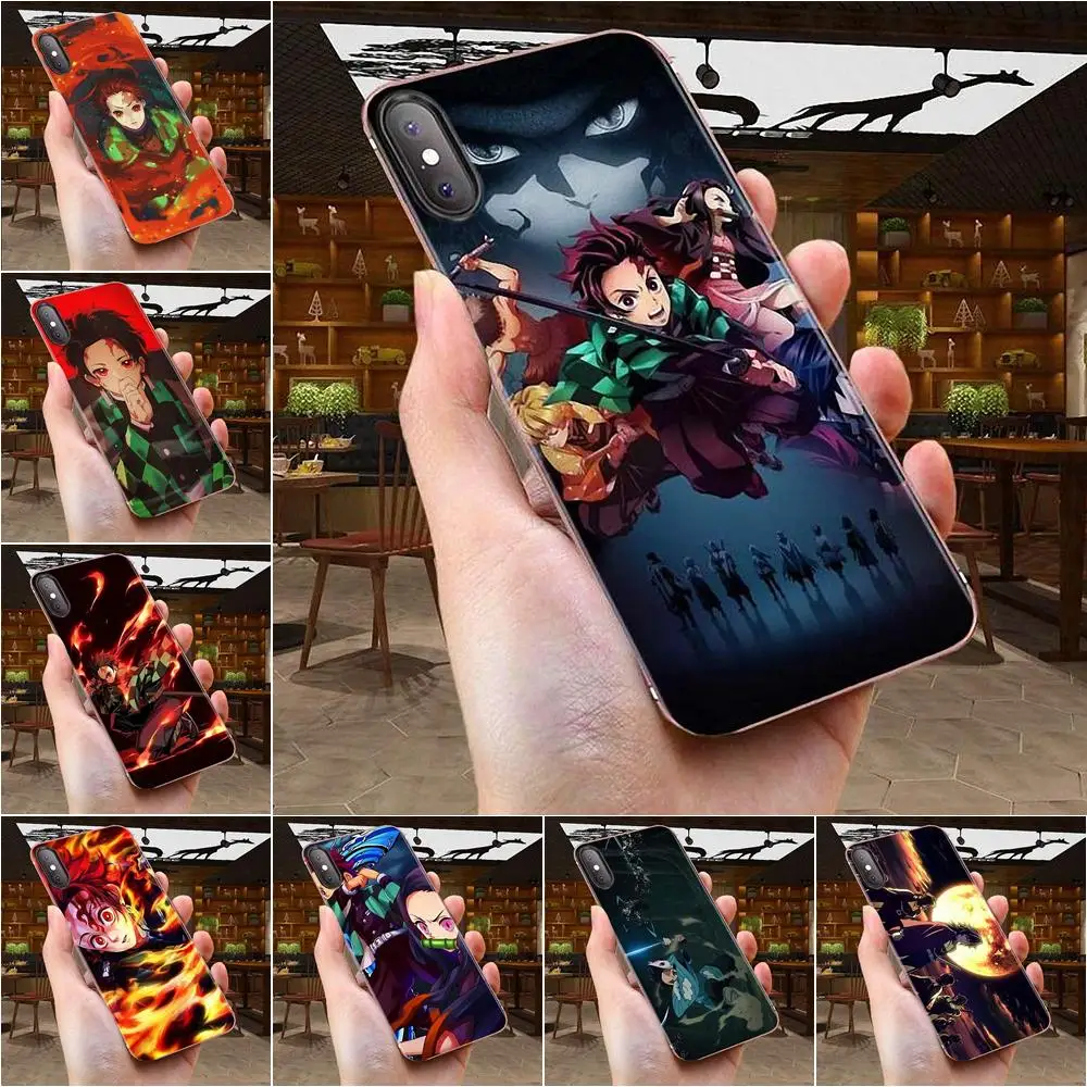 Demon Slayer Kimetsu No Yaiba для Samsung Galaxy Note 5 8 9 S3 S4 S5 S6 S7 S8 S9 S10 5G mini Edge Plus Lite TPU защита экрана |