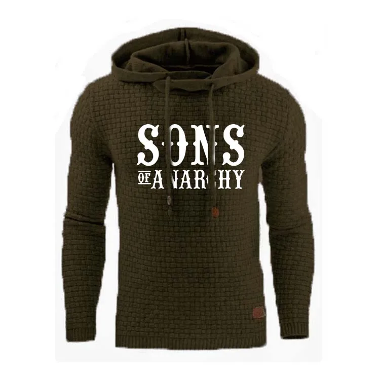 SOA Sons of anarchi/Детские Модные мужские толстовки Спортивная мужская Повседневная Толстовка Зимняя флисовая спортивная одежда с капюшоном в стиле хип-хоп