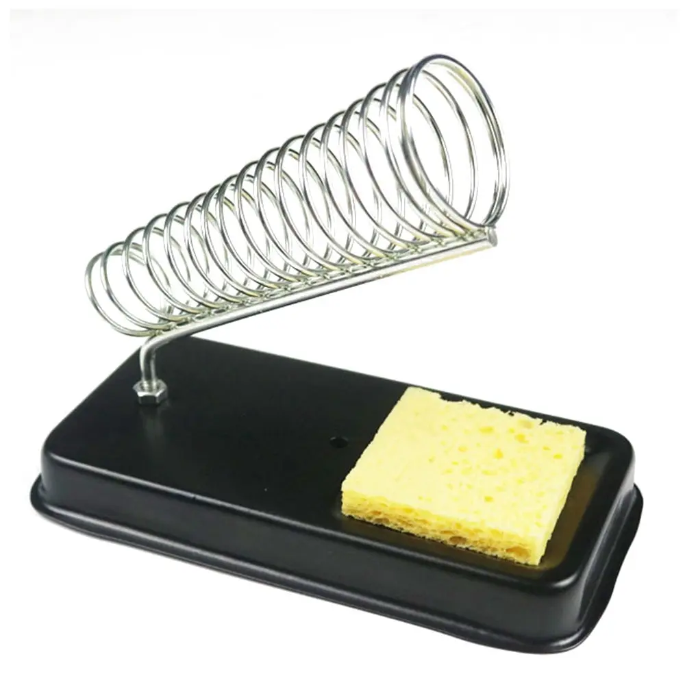 Metal Electric Soldering Iron Stand Useful Solid Metal Base Bracket Holder Support Station Frame Portable for Electrical Working