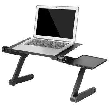 

Portable adjustable laptop table for foldable Laptop Desk Computer mesa para notebook Stand Tray For Sofa Bed Black
