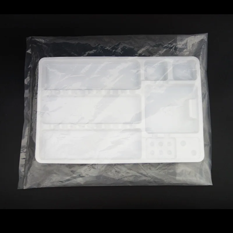 10pcs Permanent Makeup Accessories Disposable Washable PVC Tattoo Tools Tray Holder Organizer Pigment Storage Dentist Supply makeup tool set makeup tool