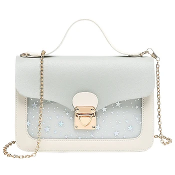 

Fashion Bag Girl Sequins Star Print Shoulder Bag Chain Handbag Messenger Bag Ladies