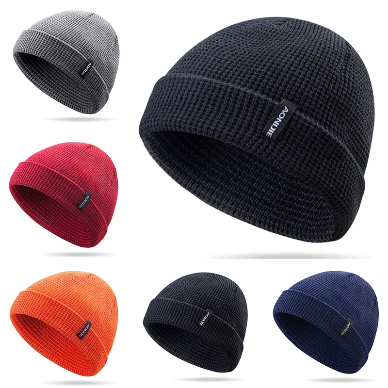 Men Women Winter Warm Hat Kintted Windproof Outdoor Riding Running Cycling Breathable Acrylic Outdoor hat