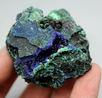 

63g Natural azurite and malachite symbiotic mineral crystal specimens Stones and crystals from China