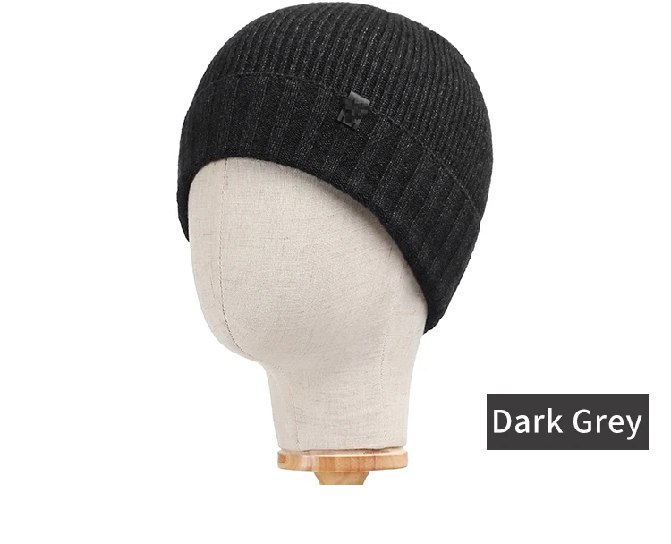 Модные мужские шапочки Skullies зимние трикотажные изделия мешковатые шапки для женщин простые теплые мужские береты-кепки утолщенная шапка-маска