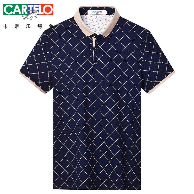 

DZYS Men's Polo Shirt Mercerized Cotton Polo Shirt for Men Male 3061