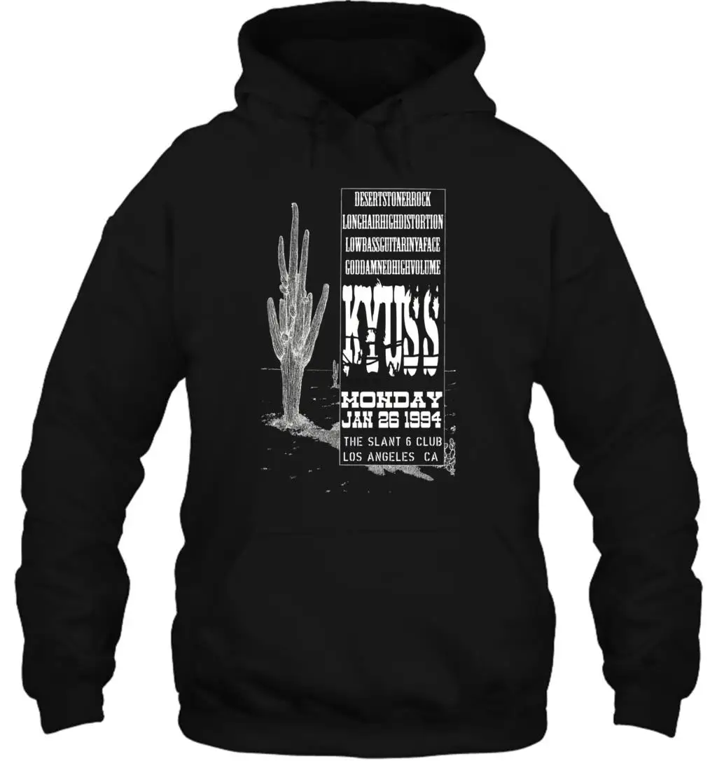 Мужская толстовка Kyuss Plus sizeArrival, повседневный Топ, дизайн для мужчин, Camiseta, женская уличная одежда