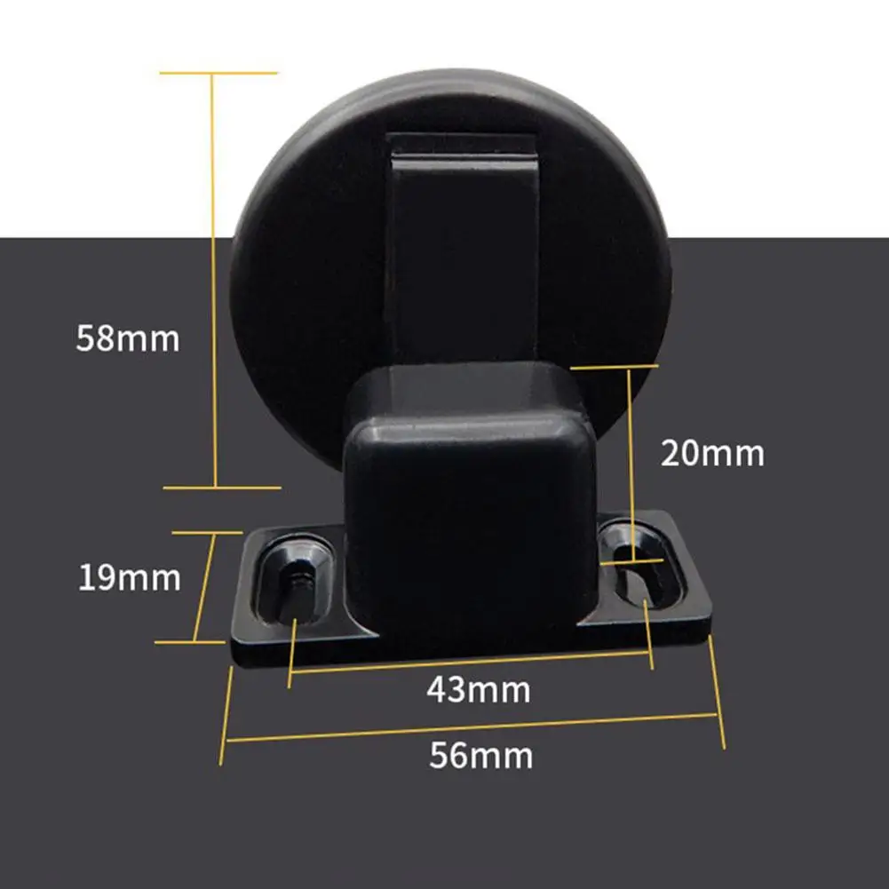 Stainless Steel Magnetic Door Holder Stopper Invisible Doorstop Wall Floor Mount Safety Catch Gate Resistor Doorstop Door Holder