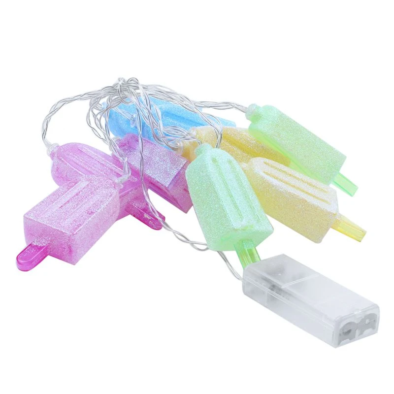 Popsicle LED String Light 10 LEDs Lighting Strings Colorful Fairy String Light with AA Battery for Wedding Party Gift Home Decor 0700587035432 Popsicle LED String Light 10 LEDs Lighting Strings Colorful Fairy String Light with AA Battery for Wedding Party Gift Home Decor 0700587035432