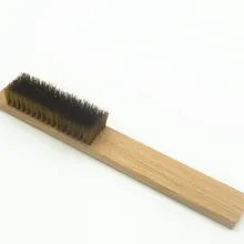 Деревянная ручка медная проволочная щетка для масштабирования металлическая поверхность проволочная щетки для чистки