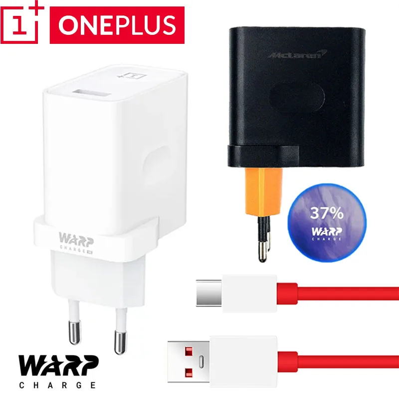 Зарядное устройство Oneplus 8 Pro Warp 30 Вт Mclaren зарядный адаптер One Plus 7 7t 6 6t 5 5t 3 3t для