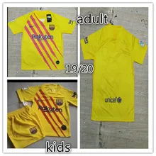 Barcaed Messi Футбольные Майки 19 20 для детей и взрослых F. DE JONG GRIEZMANN MESSI Размер S-4XL одежда для детей