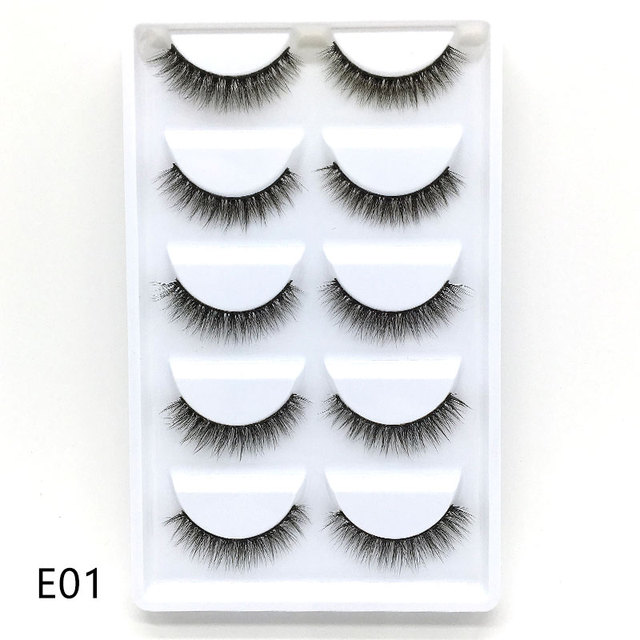 Eyelashes 2/10/30/50 Boxes 5 Pairs 3D Mink Lashes Bulk Natural False Eyelashes Soft makeup Eye Lashes cilios H13 G806