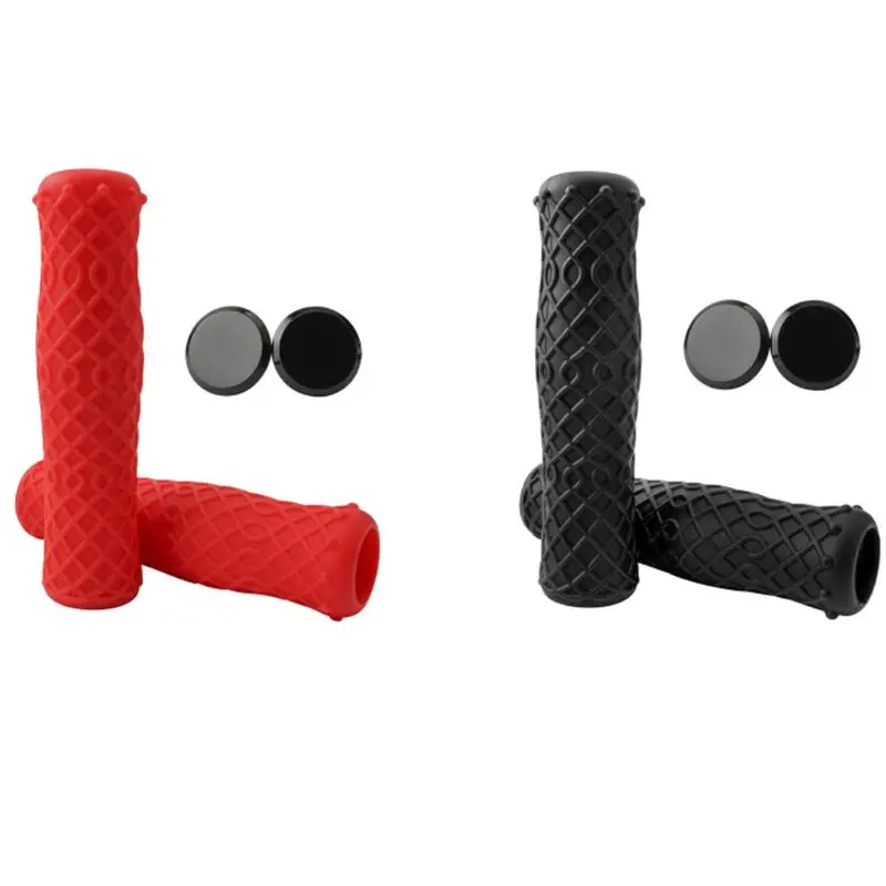 

1Pair MTB Handlebar Grip Silicone Lock on Anti-slip Cover for Road Bike Foldable