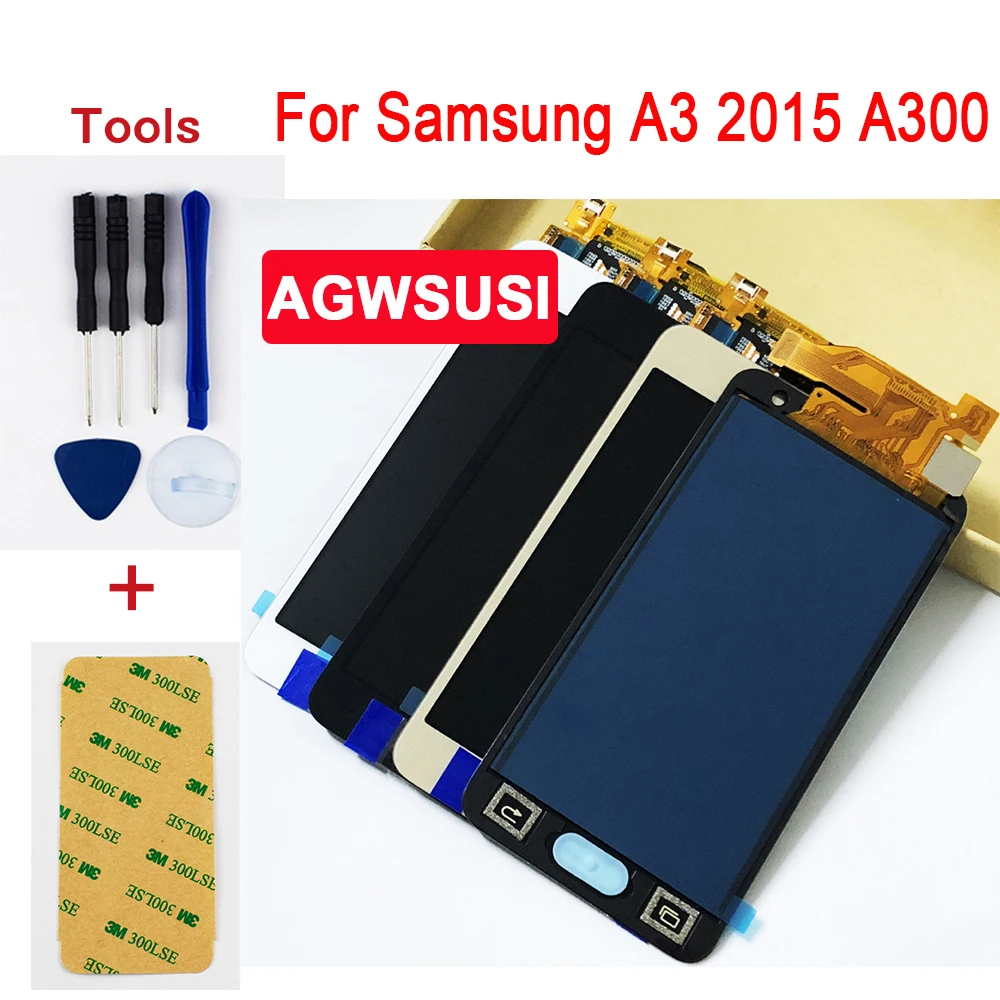 ЖК дисплей и дигитайзер сенсорного экрана в сборе для Samsung Galaxy A3 2015 A300 SM A300X A300H A300FU