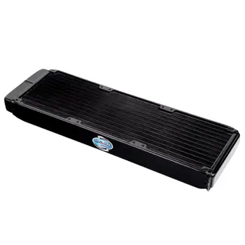 

AS360 CPU Water Cooling Cooler G1/4 Thread Thermal Conducting Fluid 120 mm 11 Tubes Aluminum Computer Chip Radiator 389x128x36mm