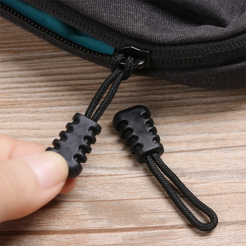 5 pcs Zipper Pull Puller End Fit Rope Tag Fixer Zip Cord Tab Travel Bag Suitcase Tent Backpack Broken Buckle Replacement Clip - Image 3
