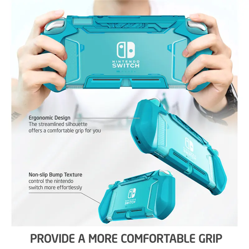 Mumba Grip Case For Nintendo Switch Lite Blade TPU Protective Portable Cover Case CompatibleSwitch Lite Console (201