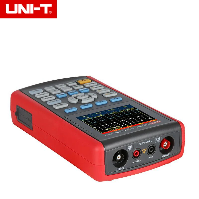 UNI-T UTD1050DL Ручной цифровой запоминающий осциллограф 2 канала 50 МГц 250 мс/с
