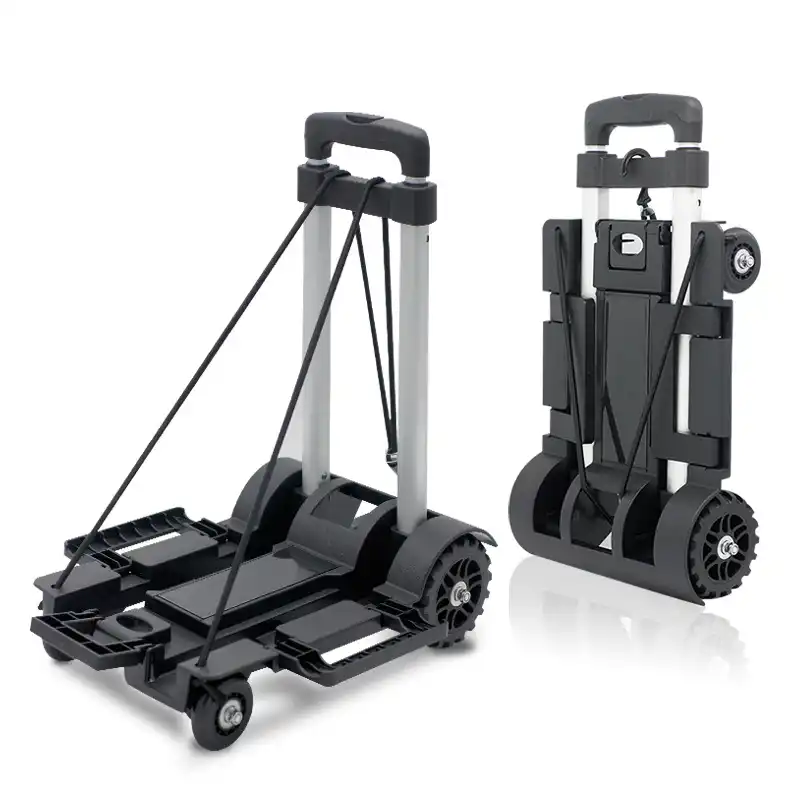 stainless steel luggage trolley