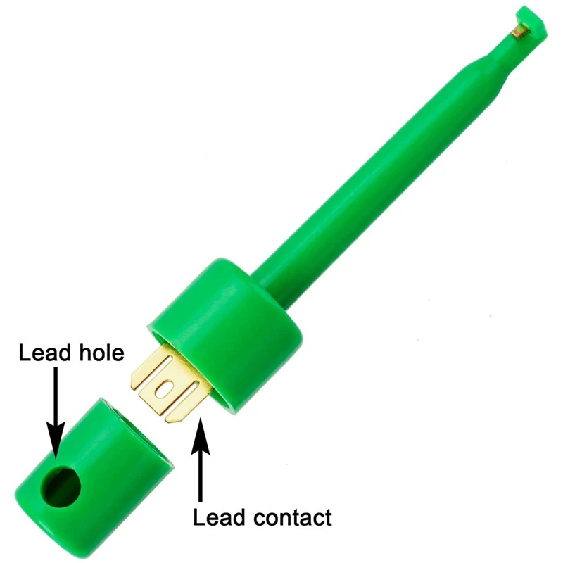 30Pcs Measuring Clamps Test Tips Multimeter Wire Lead Test Clip Electronic Mini Probe Set Pcb Tester Grabber test probe lead cable