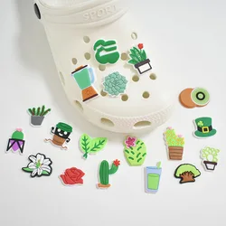 Crocses Charms  Environmental Protection Series PVC Flexible Glue Removable Shoe Ornament Shoe Buckle Decorative Buckle