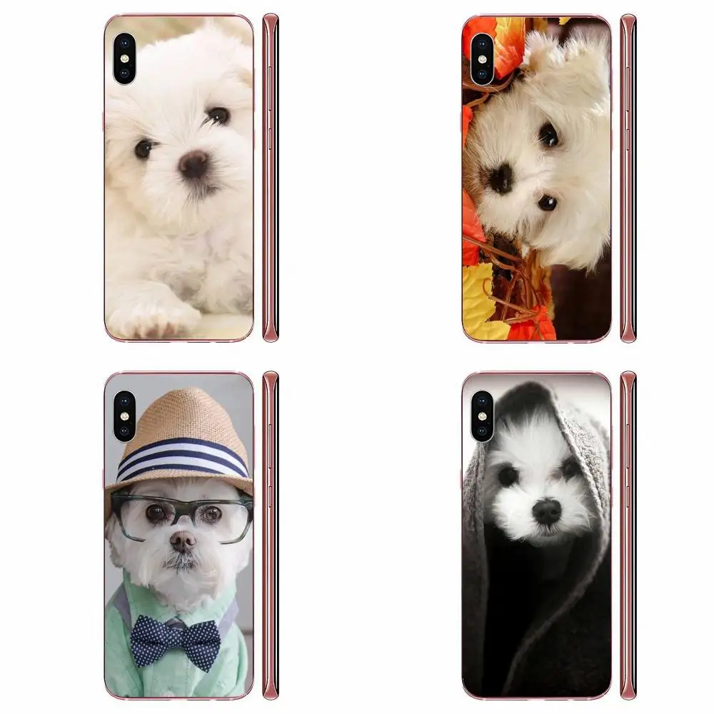 Потрясающий милый чехол для телефона с надписью I Love My Maltese Dog Samsung Galaxy J1 J3 J4 J5 J6 J7 A10