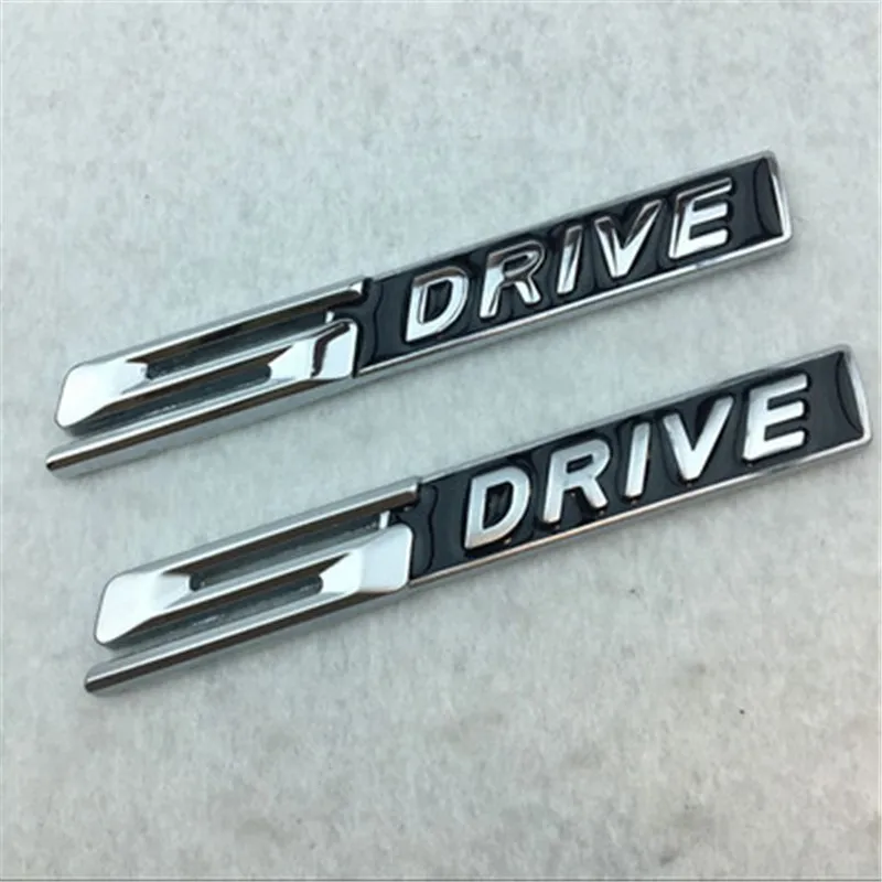[ ] 30 шт. 9,5*1,5 см Автомобильный дизайн металлический X DRIVE E DRIVE S DRIVE эмблема задний значок наклейки на кузов автомобиля боковые логотипы