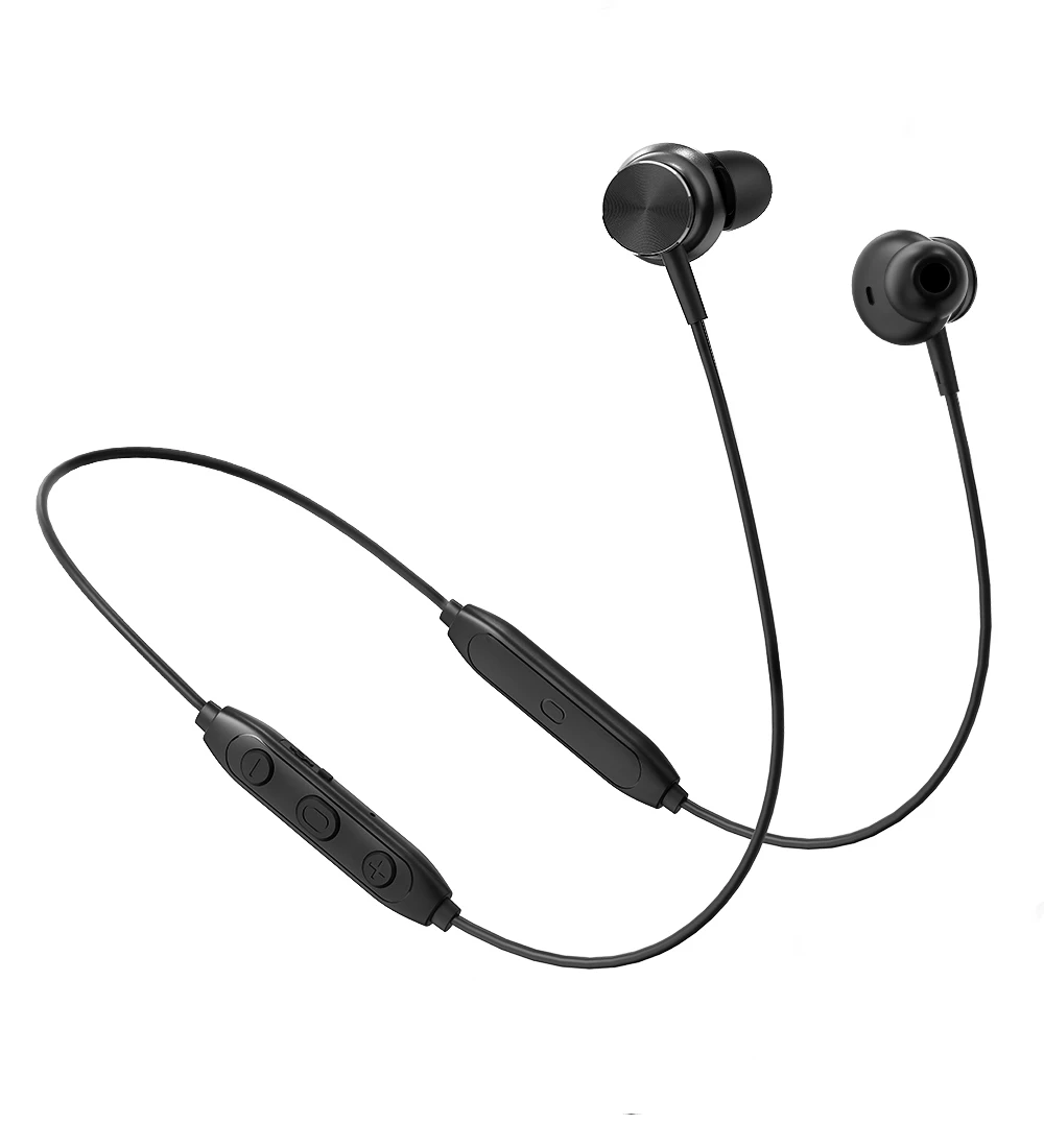 Черный Langsdom L33 Bluetooth наушники беспроводные наушники магнитный переключатель Bluetooth гарнитура 30 шт./партия - Цвет: Черный