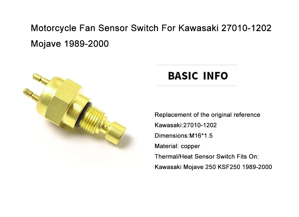 Датчик вентилятора мотоцикла переключатель для Kawasaki 27010-1202 Mojave 1989-2000