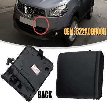 

Black Car Front Bumper Towing Tow Hook Trailer Cover Cap Eye Cover 622A0BR00H For Nissan Qashqai J10E 2010 2011 2012 2013