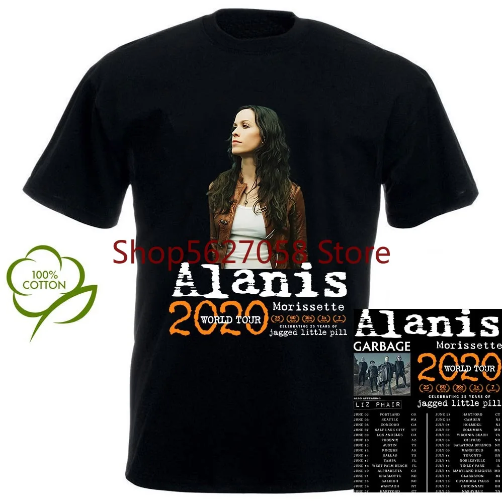 Топ Alanis Morissette футболка Тур 2020 Джеггинсы маленькие таблетки Мужчины/Женщины