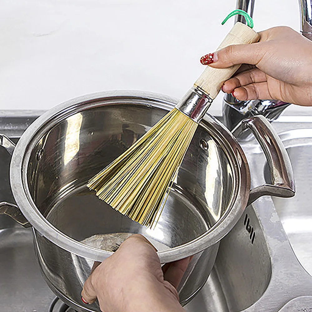 Bamboo Kitchen Brush Non Stick Oil Brush Wash Dishes In Addition Wooden