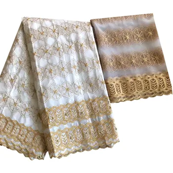 

New arrival bazin riche getzner 2019 nouveau hot sale cotton basin riche getzner latest nigerian gele headtie 5+2yards/lot TC8-9