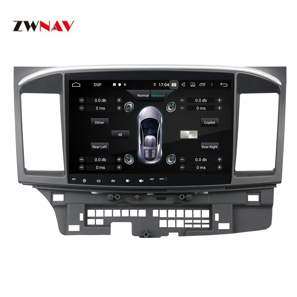 DSP Android 9 PX5PX6 Автомобильный gps навигатор Автомобильный dvd-плеер для Mitsubishi Lancer мультимедийный плеер Авто Радио магнитофон головное устройство