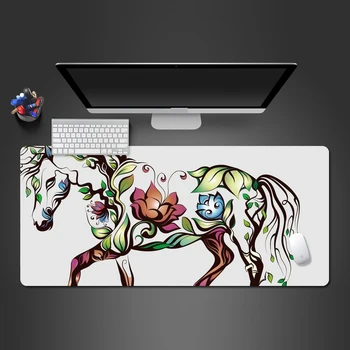 

Hot Noble Magnificent Horse Mouse Pad High Quality Rubber Washable PC Game Mousepad Computer Mouse Desk Mats Best Mause Pad