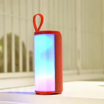 

Wireless Bluetooth Speaker With Colorful LED Light Outdoor Portable Column Stereo Subwoofer