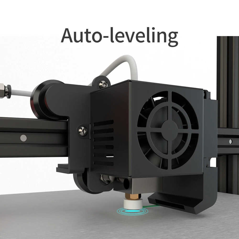 Anet ET4 полный автоматический нивелир FDM 3d Принтер Комплект металлический каркас простая сборка Настольный Impresora 3d принтер с PLA принтер, печатающий нитью