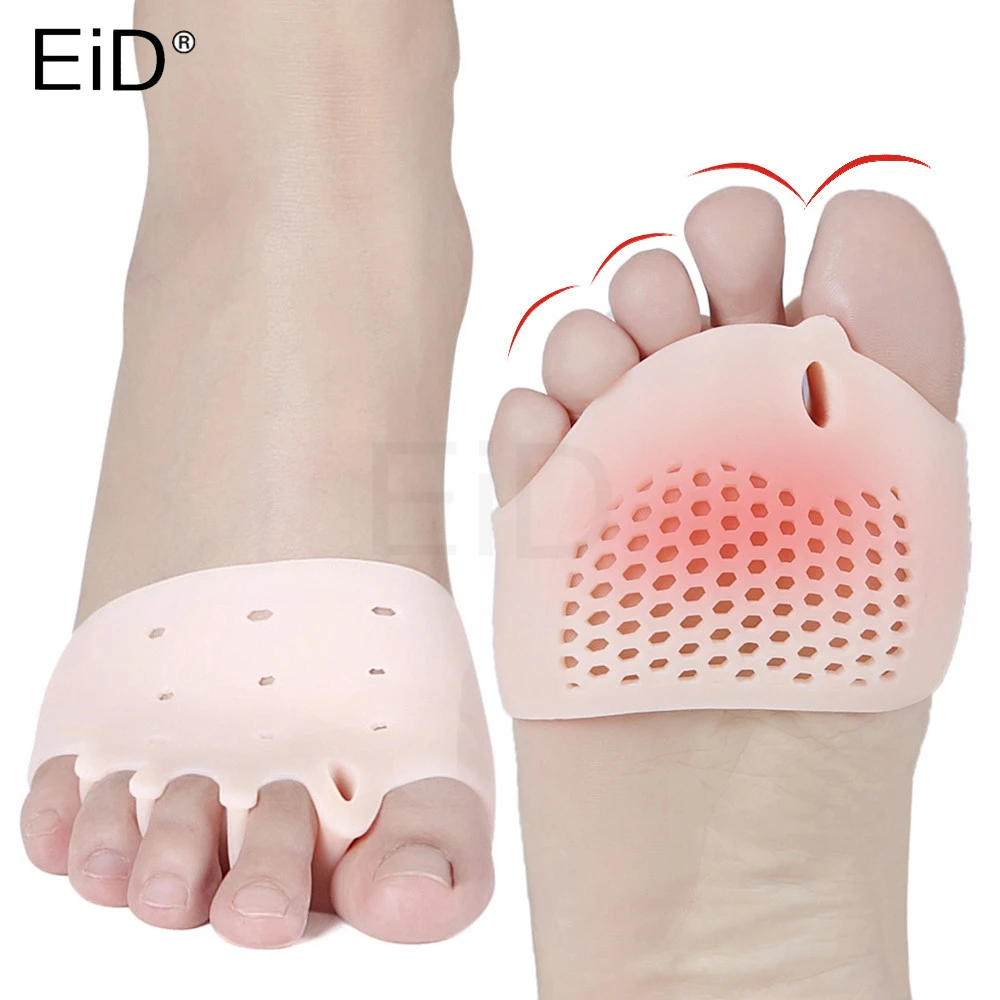Plantillas Gel de silicona para hombre y mujer, separador de dedos de los pies, corrección de ortesis, hueso grande, antideslizantes, almohadillas de zapatos, almohadillas de media yarda|Rellenos y cojines| - AliExpress