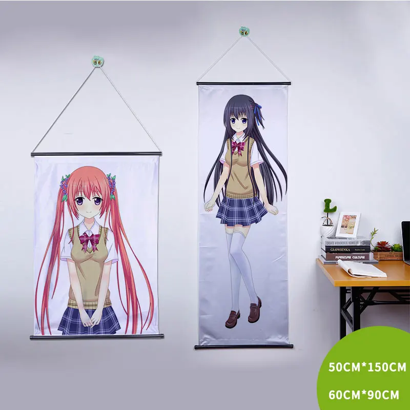 Dakimakura настенные ткани прокрутки плакат на заказ домашний декор аниме плакаты |