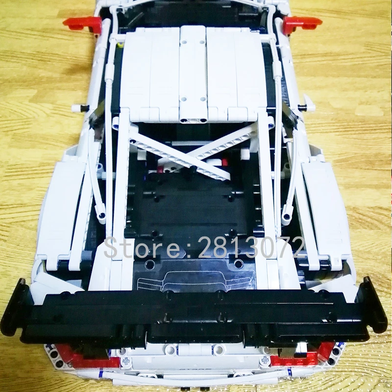 Гоночная машина Technic 3368B 2704 шт, модель уличного вида, блоки, игрушки, совместимые детские игрушки, 42056, 3368, 20001, 10570
