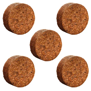 

5 Pcs Coconut Fiber Soil Seedling Planting Compressed Organic Coconut Nutrient Soil Gardening Supplies for DIY Balcony Planting