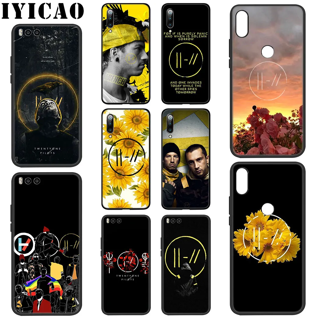 Twenty One Pilots Soft Case for Xiaomi Mi 10 9 8 A3 A2 9T Pro Lite SE A1 CC9 CC9E 5X 6X |
