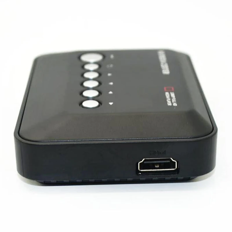 Мини-full HD 1080P медиаплеер с HDMI/VGA/AV/USB/SD/MMC/оптическим выходом EU Plug
