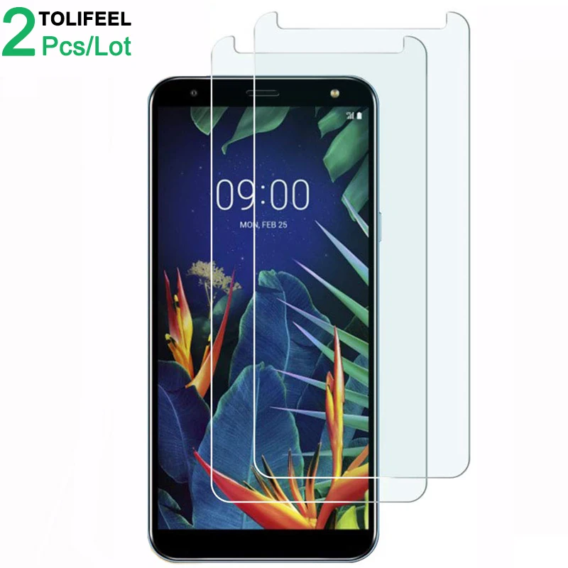2 шт закаленное стекло для LG K40 протектор экрана 9H 2.5D телефон на Защитное стекло для LG K40 стекло